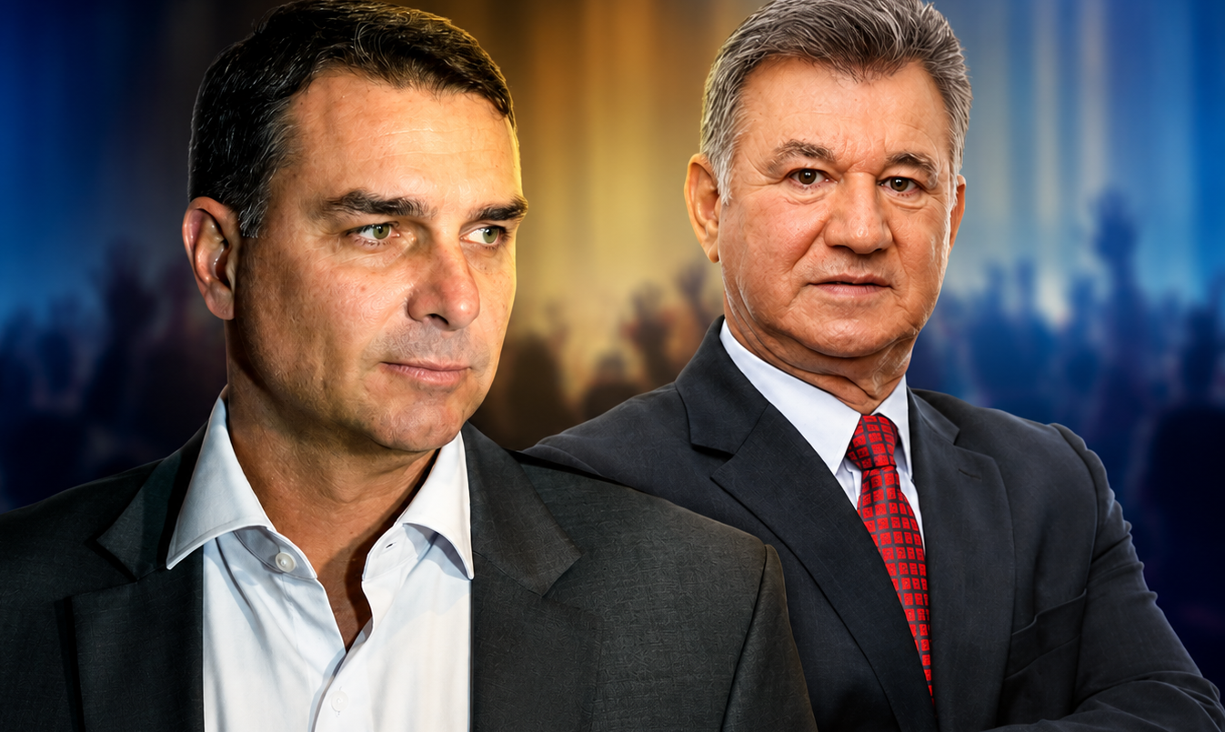 Pastor pede bênção para candidatura de Flávio Bolsonaro durante culto da Assembleia de Deus em Alagoas