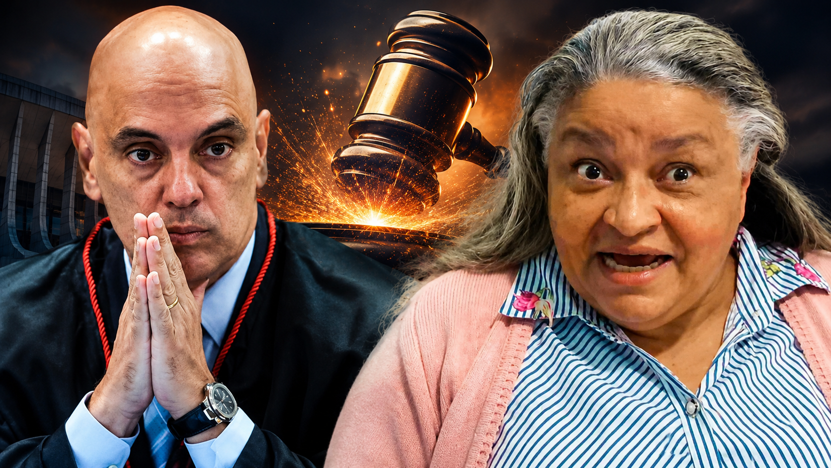 Bispa Nadir relata visão envolvendo Alexandre de Moraes e diz ter visto “uma marreta” sobre o ministro
